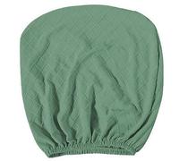 QUXVUIS 2x housse de dossier élastique de type fendu housses chaise bureau chaises pivotantes détachables chaises universelles Style Simple gaine, Vert militaire