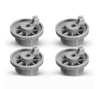 QUXVUIS 4 pièces 165314 réutilisable lave-vaisselle panier inférieur roues ABS léger rouleaux de rechange bricolage remplacement pour Bosch