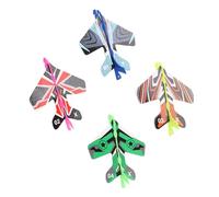 QUXVUIS 4 pièces Avion Jouet Enfants jetant Un modèle d'avion léger en Plein air début Avion Jouets ménage école fête Cadeaux