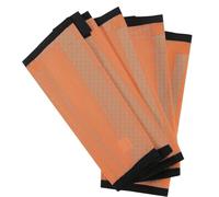 QUXVUIS 4 pièces/Ensemble protecteurs de Jambe Anti-Moustique Cheval ennuyeux Pas à Pas équipement équestre Tissu Fournitures d'équipement de Cheval, Orange