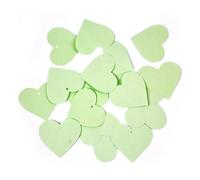 QUXVUIS 50 Pièces Guirlandes en Papier Fournitures Confettis Papier Découpé Couleur Lancer Ornement de Mariage pour Anniversaire Événement Anniversaire, Vert clair/130g