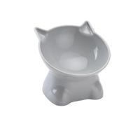 QUXVUIS Abreuvoir surélevé en céramique pour Petits Chiens, antidérapant, Facile à Nettoyer, sans recoins Difficiles d'accès. Idéal pour Une Utilisation Quotidienne. Gamelle surélevée pour Chats et