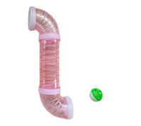 QUXVUIS Accessoires de Bricolage pour Tableau d'activités pour Tout-Petits : Tube pour développer la motricité Fine, Jouet de Tuyau ludique pour Enfants, , Rose , 30 cm