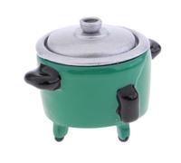 QUXVUIS Accessoires de Cuisine sophistiqués pour Maison de poupée, notamment Une cuisinière électrique Vert foncé, pour Imaginer des scénarios Amusants