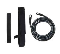 QUXVUIS Accessoires de natation confortables, ceinture d'entraînement, profitez de chaque tour, accessoires piscine TPE, ceinture d'entraînement natation, noir-4mètres