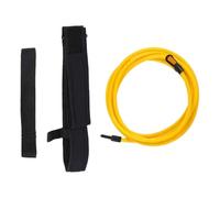 QUXVUIS Accessoires de natation confortables, ceinture d'entraînement, profitez de chaque tour, accessoires piscine TPE, ceinture d'entraînement natation, jaune-4mètres