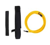 QUXVUIS Accessoires de natation confortables, ceinture d'entraînement, profitez de chaque tour, accessoires piscine TPE, ceinture d'entraînement natation, jaune-3mètres