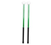 QUXVUIS Accessoires de percussion professionnels : exercices essentiels pour maîtriser les baguettes de timbales. Batterie haute performance, timbales, baguettes, ensemble, vert, 39.7 x 3.6 x 1.5 cm