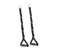 QUXVUIS Accessoires fiables pour machine à câbles : bandes de résistance, poignées pour des programmes d'entraînement complets incluant les flexions et les extensions, et