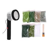 QUXVUIS Accessoires pour modélisme, Loisirs créatifs et projets de Bricolage : Kits, applicateur d'herbe Statique innovant, Machine à Flocage électrostatique Portable pour embellir Les paysages