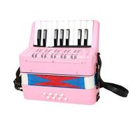 QUXVUIS Accordéon, Instrument de Musique Durable pour Une expérience de Jeu optimale pour Les Enfants et Les mélomanes. Beau et résistant. Que Vous Soyez , Rose , 23 x 10 x 23 cm