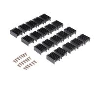 QUXVUIS Ailettes de refroidissement en aluminium usinées avec précision : solution de refroidissement haute efficacité pour dissipateur thermique en aluminium, refroidisseur puce, ailettes