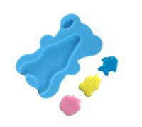 QUXVUIS Ajustement à la taille et de la colonne vertébrale avec support - Nettoyage facile Poche filet en fibre pouvant s'asseoir et s'allonger Antidérapant Haute densité, bleu, 4.5 cm