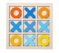 QUXVUIS Amusez-Vous en Famille grâce à Un Jeu d'échecs interactif et Un Jeu de Puzzle éducatif ! Renforcez Vos capacités cognitives avec des Casse-têtes, Jaune, 14.5 x 14.5 cm