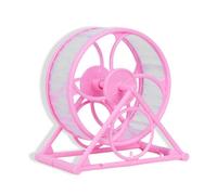 QUXVUIS Animaux de Compagnie Jogging Roue de Course recyclé Sport Jouet Anti-dérapant Rotatif drôle Roues Jouets Exercices Fournitures ménage, Rose