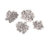 QUXVUIS Assortiment de boutons-pression pour maroquinerie, vêtements et projets de bricolage. Matériau : boutons-pression en métal, boutons-pression, couture, rivets, boutons-pression.