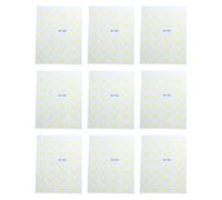 QUXVUIS Autocollants pour ongles, 9 pièces, à porter confortablement, fins et durables, en ABS, accessoires de décalcomanies pour ongles, aides à l'art des, mille neuf cent vingt-quatre