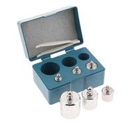 QUXVUIS Balance de Laboratoire Professionnelle 200 g avec différents Poids en grammes, Coffret de Rangement et Pince à épiler.