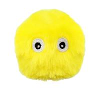 QUXVUIS Balles de Jouets pour Chat durables pour Un Plaisir et Un Exercice durables, Jouets interactifs en Peluche sûrs et Non Toxiques, Jaune