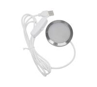 QUXVUIS Bande lumineuse LED USB pour la décoration de la pièce, avec Installation facile, Interface universelle Usb, lumières LED ABS, matériaux durables, blanc, Coque argentée