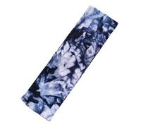 QUXVUIS Bandeaux cravate-teinture sport bandeau extensible respirant bandeau couvre- haute élasticité douceur pour Yoga, Marine