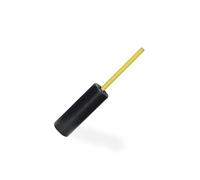 QUXVUIS Barre d'interférence Flexible pour entraîneur de Dribble de Basketball Facile à Utiliser, équipement d'entraînement sûr et Portable pour Tous Les entraînements de, Poignée Rigide, 78 cm