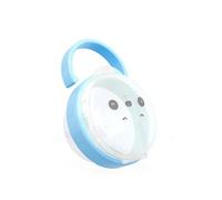 QUXVUIS Bébé sucette boîte de rangement Clip PP nourrissons tout-petits mamelon étui Portable voyage sucette anti-poussière support organisateur, Bleu