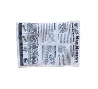 QUXVUIS Bébé Tissu Livre Noir Blanc Journal Enfant Enfants développement Mignon Tissu Nouveau-né Simulation Rides Cognition Jouet