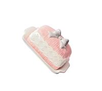 QUXVUIS Beurrier en porcelaine avec couvercle. Construction élégante et durable offrant une solution de rangement raffinée pour le fromage et le beurre. Grande capacité. Boîte de conservation en