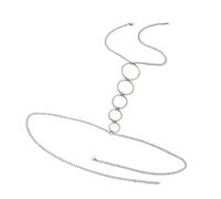 QUXVUIS Bijoux de corps à chaînes compatibles avec les tankinis, parfaits pour les festivals, piscines, la plage et festivals de musique. Soutien-gorge à chaînes simple pour femmes. Bijoux harnais