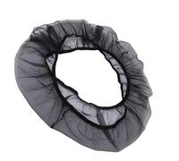 QUXVUIS Birdcage Cover Mesh Airy Catcher Jupe Pliante Réutilisable Amovible Alimentation Garde Protecteur Accessoire Extérieur, Le Noir, L