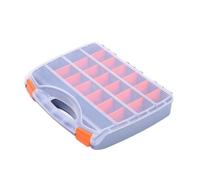 QUXVUIS Boîte à Outils grilles de Stockage matériel Petit conteneur de réparation Organisateur Classification ménage Maison Gadgets Voyage, 38 * 31 * 7/380