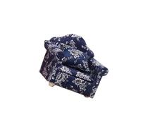 QUXVUIS Bon Cadeau Canapé Simple Miniature avec Coussin - Et Portable Pratique pour Transporter Un Fauteuil en Polyester, Fleur Bleue
