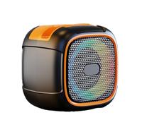 QUXVUIS Boom Box Compact et Support de téléphone Portable, Profitez de la Musique Partout avec Lecture multifonctionnelle, Bluetooth 5.3, Tablette Lumineuse LED
