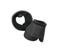 QUXVUIS Bottes de Cloche de Cheval en Tissu Oxford imperméable, pour la durabilité et Le Confort, Absorbant Les Chocs, ne Glisse Pas, Douces, Noir, L