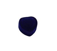 QUXVUIS Boucles d'oreilles boîte Anneaux vitrine en Forme de Coeur Organisateur Collier Bracelet transportant des boîtes Support Bijoux Accessoires, Bleu Blanc