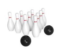 QUXVUIS Boules de Bowling et quilles Activité pour Enfants Jeux de Bowling Sport Amusant Jouet d'allée intérieure et extérieure Célébrations d'anniversaire pour Enfants Ensemble Jouets