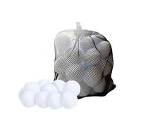 QUXVUIS Boules de neige artificielles blanches - Décorations de sapin Noël uniques pour égayer votre intérieur - Boules neige artificielles - Jouet pour bataille hivernales