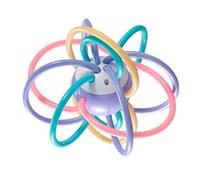 QUXVUIS Boules Souples 3D pour Les Mains, hochet, Anneau de Dentition pour Fille, Chaussette de Noël, Nouveau-né, Balle à mâcher, Jouet d'éveil, Cadeau Noël, 3-6 Ans,