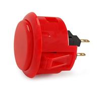 QUXVUIS Bouton Poussoir léger Petit Multi Couleurs Rond Interrupteur d'arcade réinitialisation Automatique Court Chemin de clé Sensible Jeu Accessoire Bricolage PC