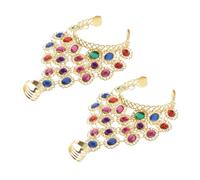 QUXVUIS Bracelet/bague jonc de danse orientale : une idée cadeau pour la plupart des femmes et des filles passionnées de danse orientale. Accessoires performance.