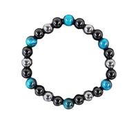 QUXVUIS Bracelet en pierre naturelle fait à la main, idée cadeau porte- et énergie positive, perles en pierre originales à la mode