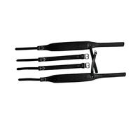 QUXVUIS Bretelles accordéon confortables en cuir PU et velours respirant pour un confort optimal. Harnais accordéon réglable.