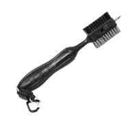 QUXVUIS Brosse de Nettoyage de Club Golf Fil d'acier Outil d'entretien d'arbre Golf Professionnel entraînement en Plein air Gadgets Sport, Le Noir