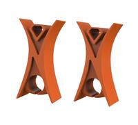 QUXVUIS Butée d'archet pour violon - Accessoire musical améliorant la durabilité des cordes - Idéal pour l'apprentissage des techniques - Convient à Pour, orange, 1.3 x 1. x cm