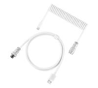 QUXVUIS Câble USB enroulé pour Un Mouvement Confortable et Une Interface évolutive. La Structure Interne est Robuste et Durable. Câble enroulé, Blanc