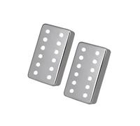 QUXVUIS Cache-micros en cuivre pour guitare électrique, espacement 50/52 mm. Accessoire pour améliorer les performances et la fiabilité. Permet de jouer de la guitare sans, Argent, 6.98 cm