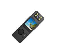 QUXVUIS Caméra WiFi caméra d'action Rotation de l'objectif 180 ° Vue panoramique Type-c Charge ABS 360 ° WiFi Mini