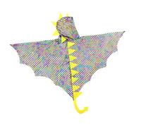 QUXVUIS Cape à capuche Dragon Les enfants adorent porter des fêtes d'Halloween Choix de costumes passionnants pour les anniversaires et les événements Cape à capuche Dragon, Coloré, 70 cm