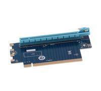QUXVUIS Carte d'extension PCIe avec convertisseur PCIe 16x offrant des fonctionnalités exceptionnelles pour Une Connexion Efficace et Une stabilité Accrue. Adaptateur/rallonge à 90°.